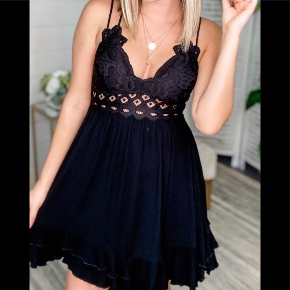 Boutique Bralette flowy dress Sz M